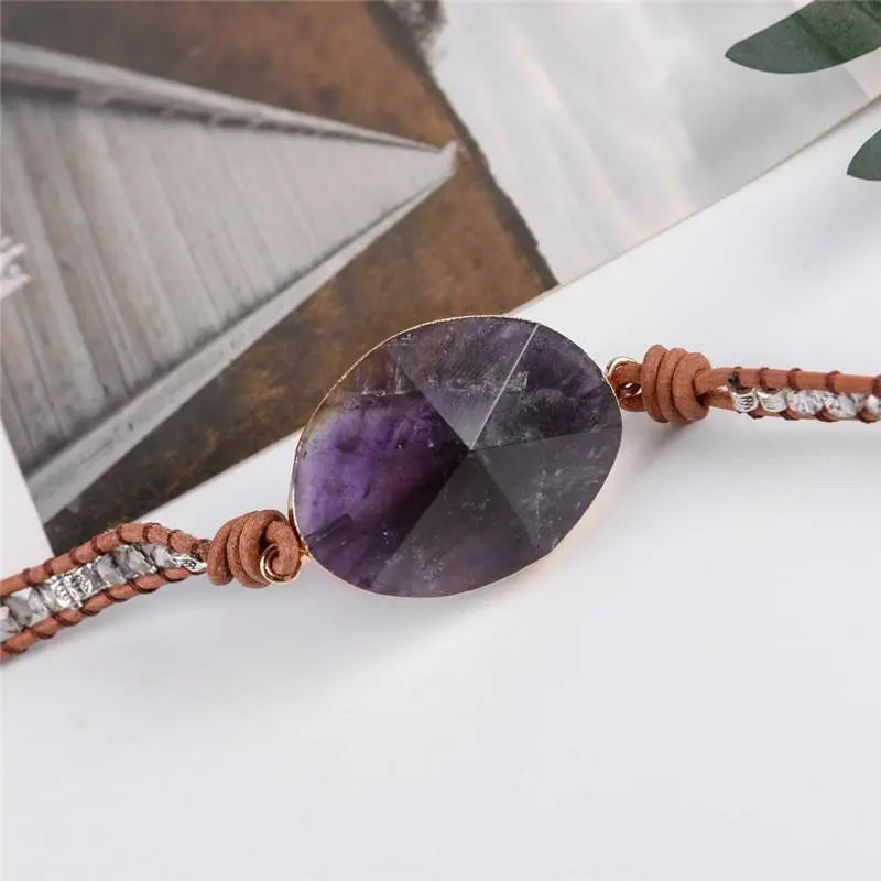 Perfect Balance Amethyst Bracelet