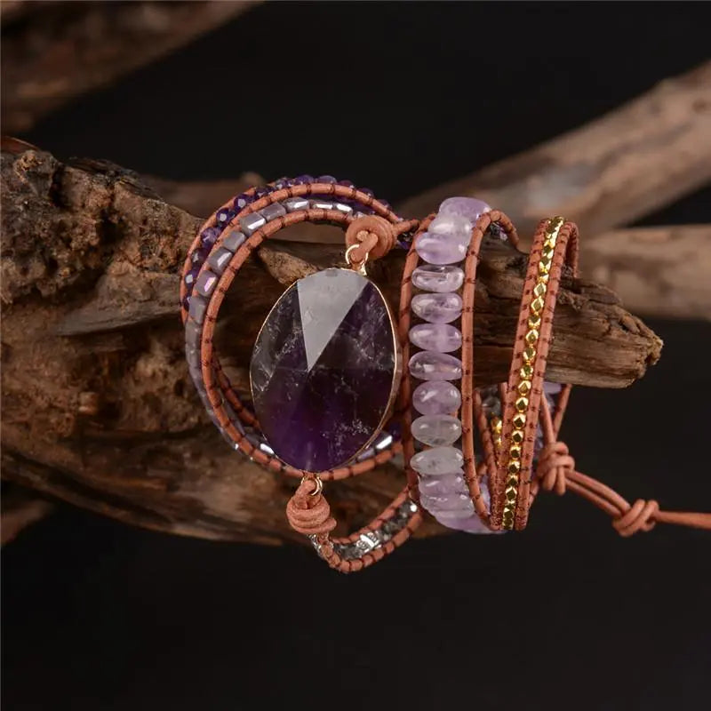 Perfect Balance Amethyst Bracelet