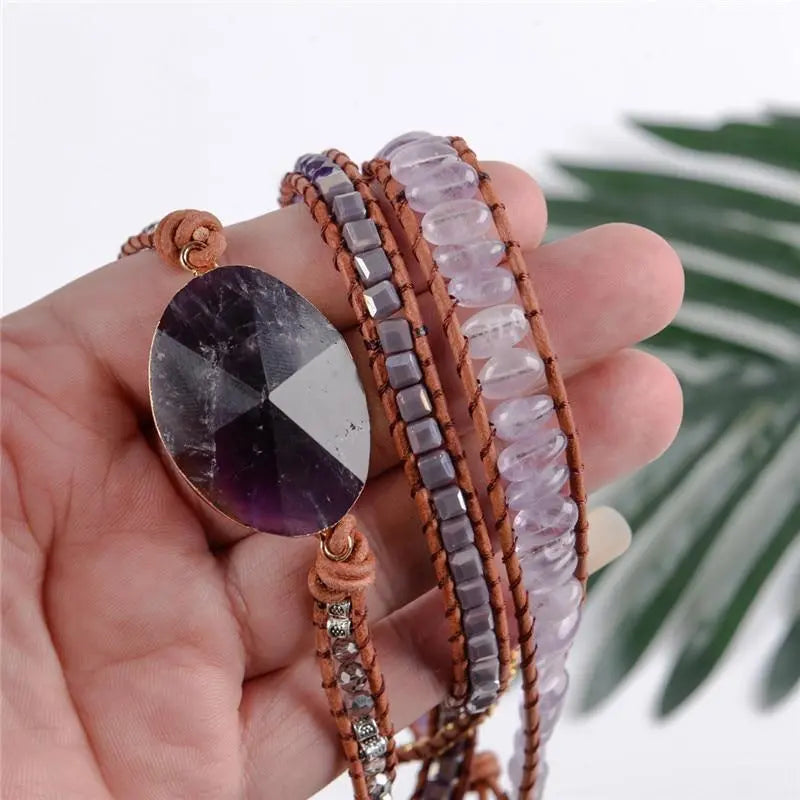 Perfect Balance Amethyst Bracelet