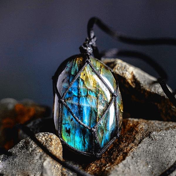 Dragons Heart Labradorite Necklace