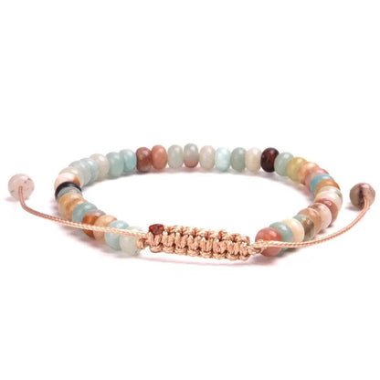 Lucky Friendship Natural Stone Beaded Bracelet