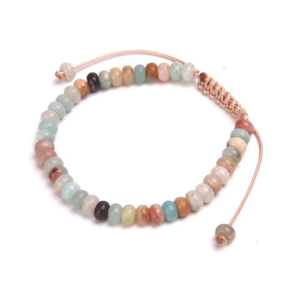 Lucky Friendship Natural Stone Beaded Bracelet