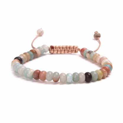 Lucky Friendship Natural Stone Beaded Bracelet