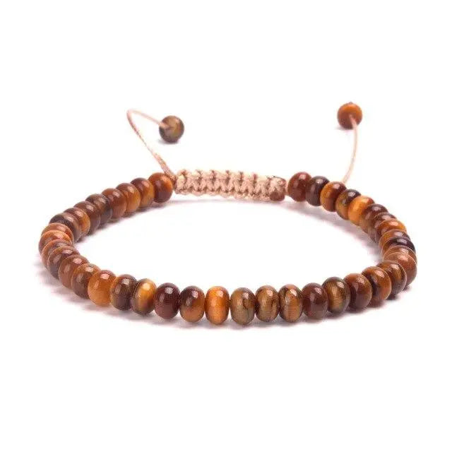 Lucky Friendship Natural Stone Beaded Bracelet