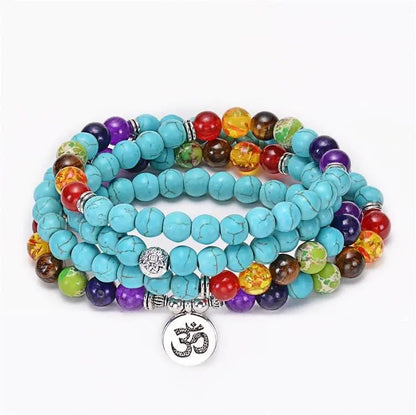 7 Chakra Turquoise 108 Mala