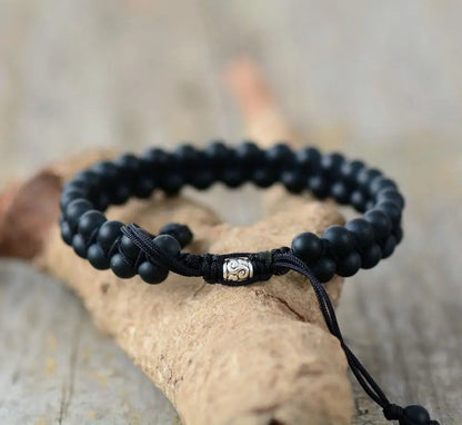 Black Agate Grounding Bracelet