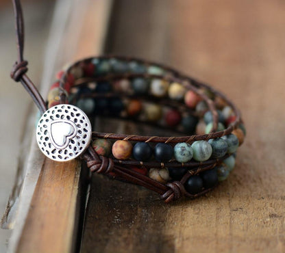 Vintage Matte Stone Bracelet