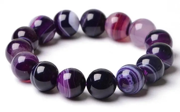 Purple Agate Power Bracelet