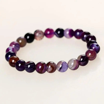 Purple Agate Power Bracelet