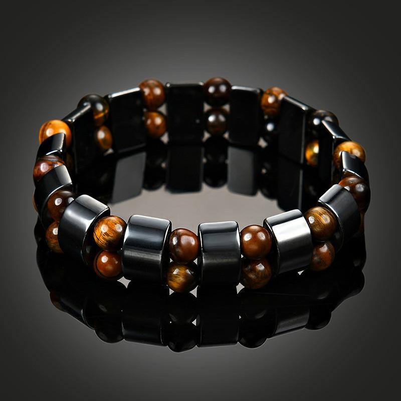 Tiger's Eye Beads Magnet Bracelet