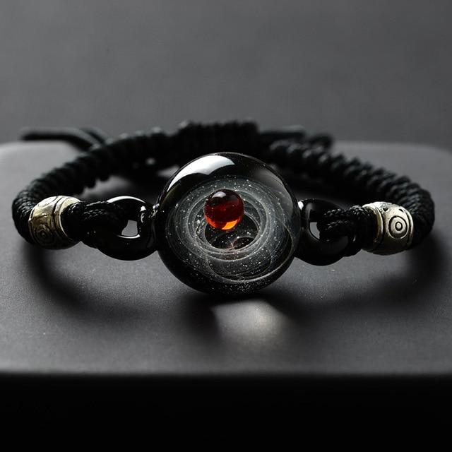 The Universe Spirit Crystal Ball Rope Bracelet