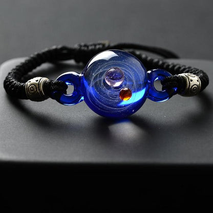 The Universe Spirit Crystal Ball Rope Bracelet