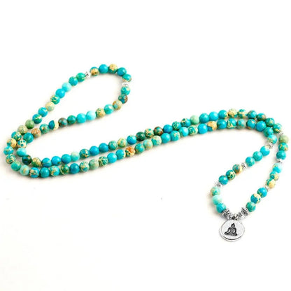 Healing Natural Turquoise Mala Beads