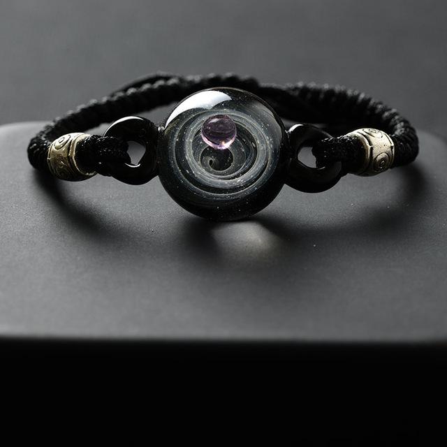 The Universe Spirit Crystal Ball Rope Bracelet