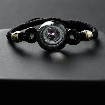 The Universe Spirit Crystal Ball Rope Bracelet