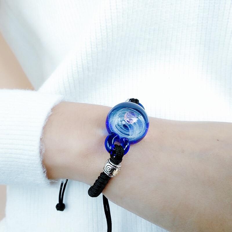 The Universe Spirit Crystal Ball Rope Bracelet
