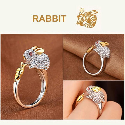 Animal Zodiac Sign Silver Ring