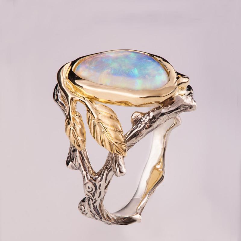 The Hidden Forest Opal Ring