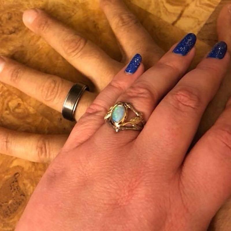 The Hidden Forest Opal Ring