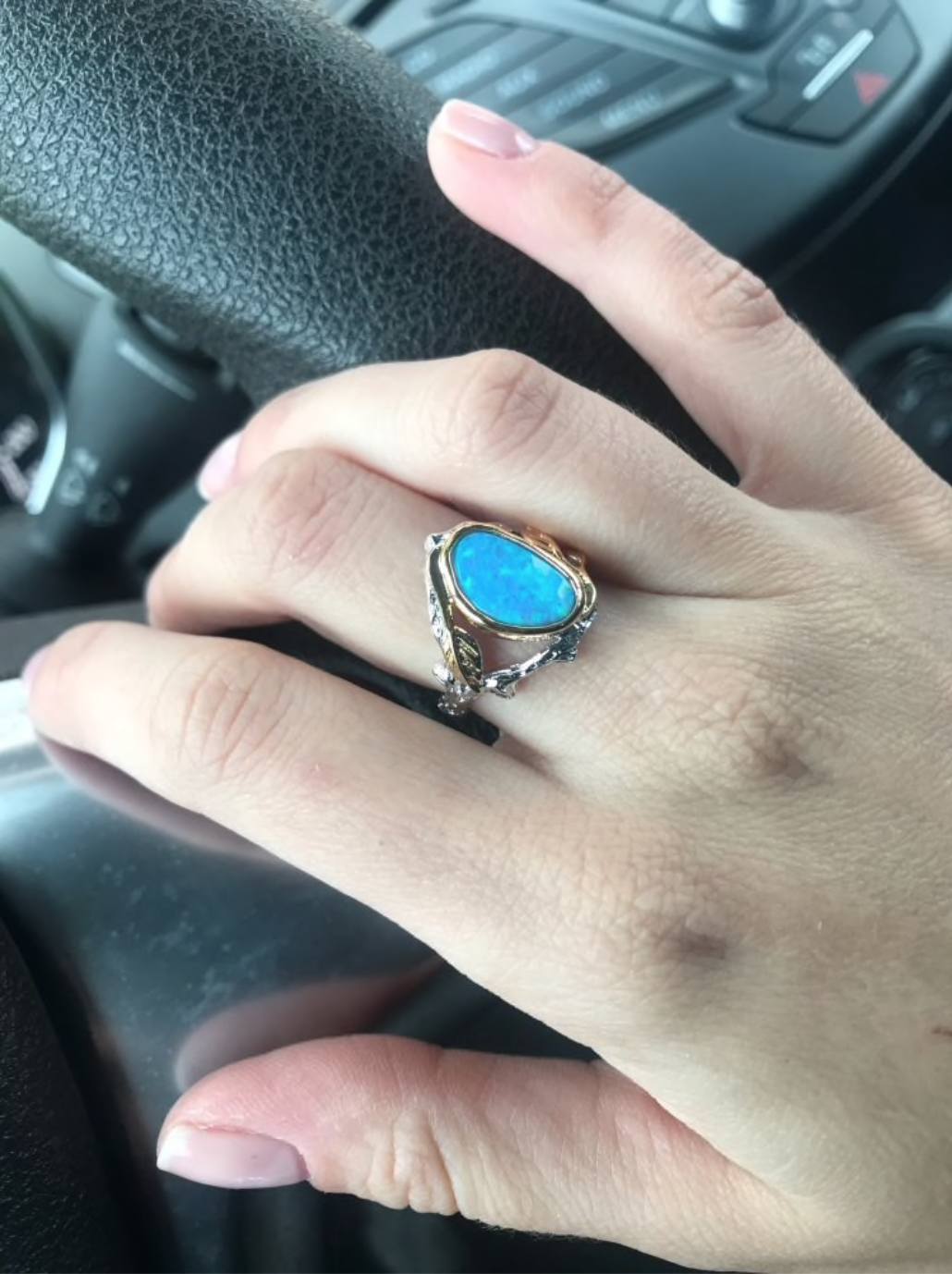 The Hidden Forest Opal Ring