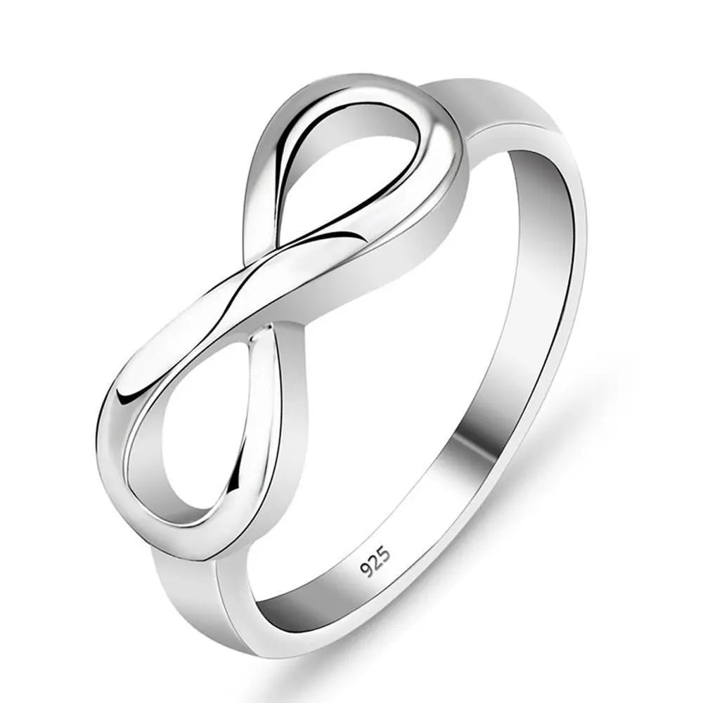 Sterling Silver Classic Infinity Ring