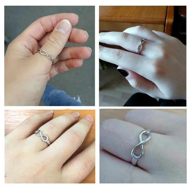 Sterling Silver Classic Infinity Ring